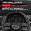 Bọc vô lăng Audi chất liệu Da lộn 3D & sợi Carbon cao cấp